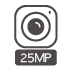 25MP/15MP-Hochauflösungskamera